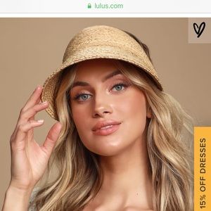Straw Visor from Lulus.com